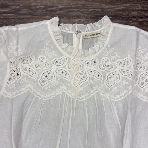 Ulla Johnson white embroidered top - Picture 2 of 4